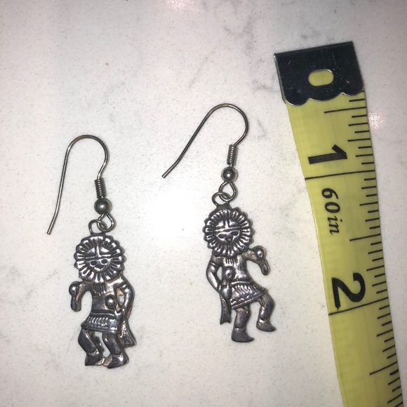 Sterling Silver earrings Native American - Picture 4 of 10